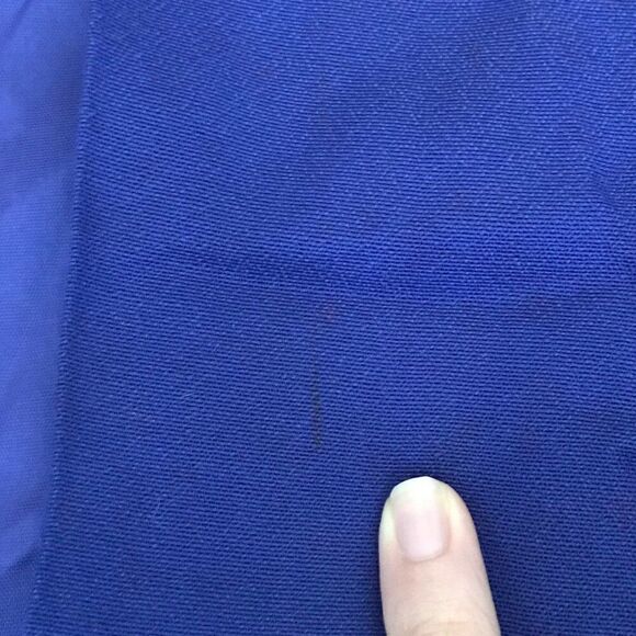 Vintage 90s Blue Sequin Glam Slit Evening Prom Homecoming Dress / Size: 11-12 - Picture 6 of 12